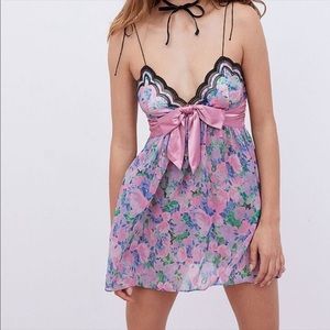 For Love and Lemons Odette Slip Dress Sz S NWOT